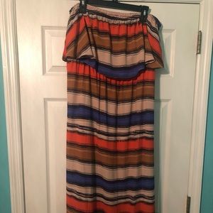 Strapless Maxi Dress